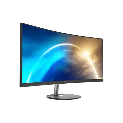 MSI Monitor Business PRO MP341CQ E12 Ívelt 34" QHD, 3440x1440, 120Hz VA 21:9, 3000:1, 300cd/m2, 4ms, 2xHDMI, DP, Black – 2. kép