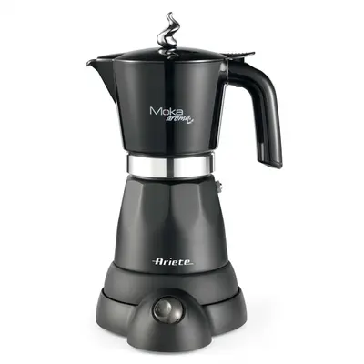 ARIETE 1368.BK Ariete Moka Aroma elektromos kotyogós kávéfőző, 4-6 személyes