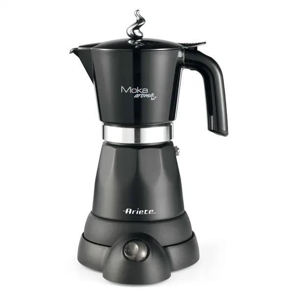 ARIETE 1368.BK Ariete Moka Aroma elektromos kotyogós kávéfőző, 4-6 személyes