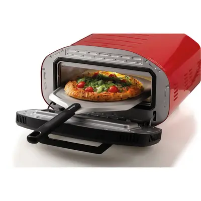 ARIETE 3901 pizzasütő kemence, sütlőlap: 22 cm, 2200W, Piros/Fekete – 2. kép