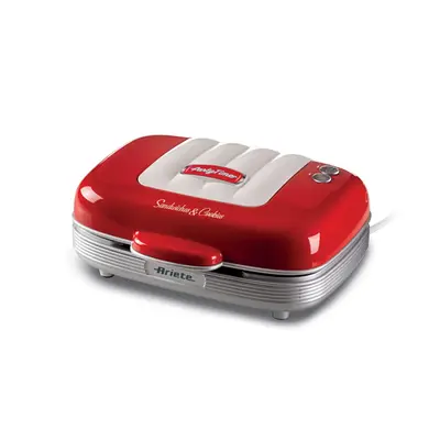 ARIETE 1972.RD Party Time szendvics-, muffin- és fánksütő, 700W, Piros