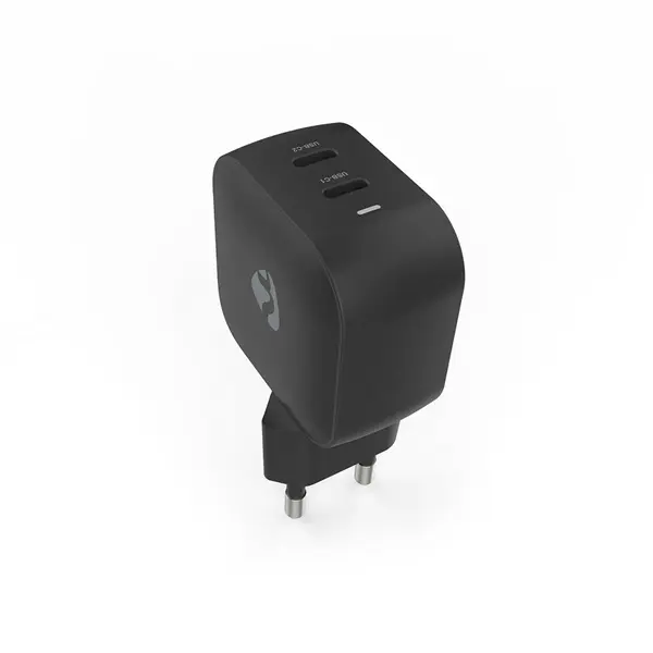 Nedis WGCHA45WBK töltő 45 W | GaN | PD3.0, Gyorstöltési funkció, 2,25 / 3,0 A, 2x USB-C, Automatikus feszültségválasztás – 5. kép