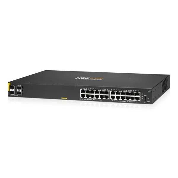 HPE Aruba Networking CX 6000 24p 10M/100M/1G Class4 PoE 4p SFP 1G 370W Switch – 2. kép