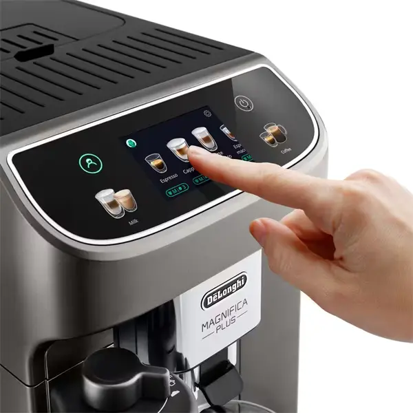 DELONGHI ECAM320.70.TB Magnifica Plus automata 2 személyes kávéfőző, 18 program, tartály: 1,8l, 1450W, Inox – 3. kép