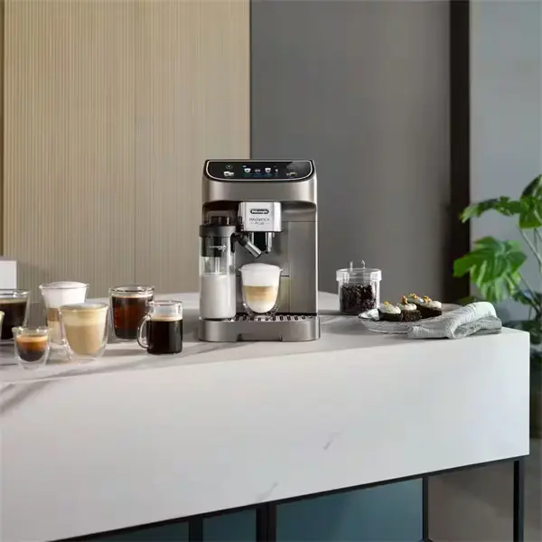 DELONGHI ECAM320.70.TB Magnifica Plus automata 2 személyes kávéfőző, 18 program, tartály: 1,8l, 1450W, Inox – 5. kép