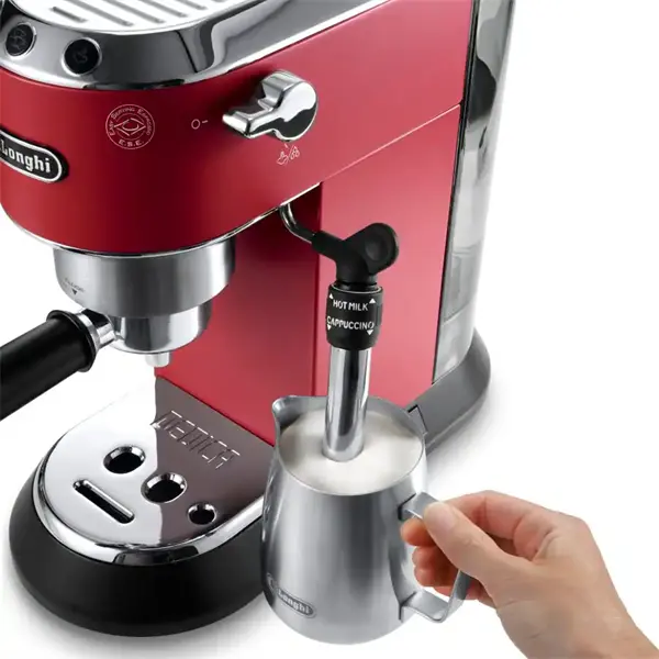 DELONGHI EC685.R Dedica Style eszpresszó kávéfőző, tartály: 1,1 l, Piros – 3. kép