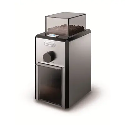 DELONGHI KG89 kávédaráló, 110W, kapacitás: 120g, Ezüst/Fekete