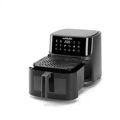 NUTRIBULLET NBA0811DG Super Crisplite Vision 3in1 forrólevegős sütő, 2000W, 8L, Fekete – 2. kép