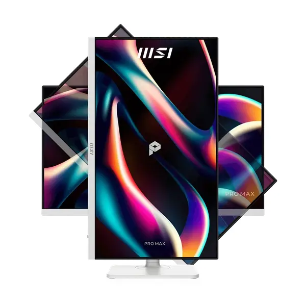 MSI Monitor Business PRO MAX 271QPHW E14 27" WQHD 2560x1440 IPS 144Hz 300cd/m2 1500:1 1ms 2xHDMI, DP, USB-C, Hub, White – 5. kép