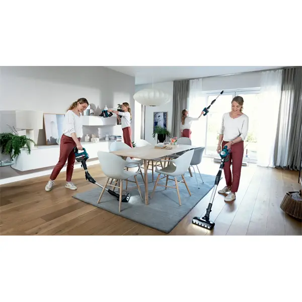 BOSCH BSS71125AH Unlimited 7 Vezeték nélküli álló porszívó, 0,3L, Kék – 5. kép