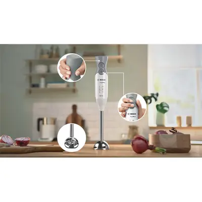 BOSCH MSM66110 ErgoMixx Botmixer, 600W, Fehér/Szürke – 2. kép