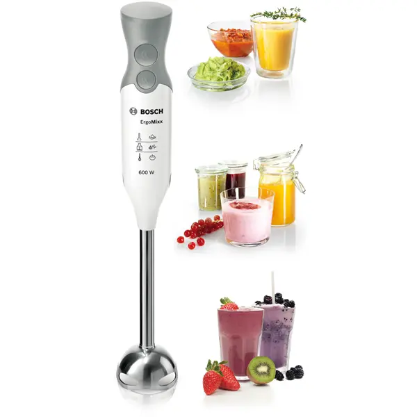 BOSCH MSM66110 ErgoMixx Botmixer, 600W, Fehér/Szürke – 4. kép