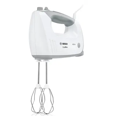 BOSCH MFQ36460 ErgoMixx Tálas kézi mixer, 450W, 5 fokozat, Fehér/Szürke – 2. kép