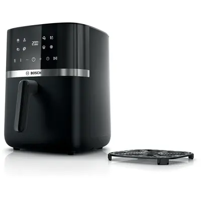 BOSCH MAFS2462B Serie 4 Forrólevegős sütő, 2050W, 6,1L, 9 automata program, Fekete