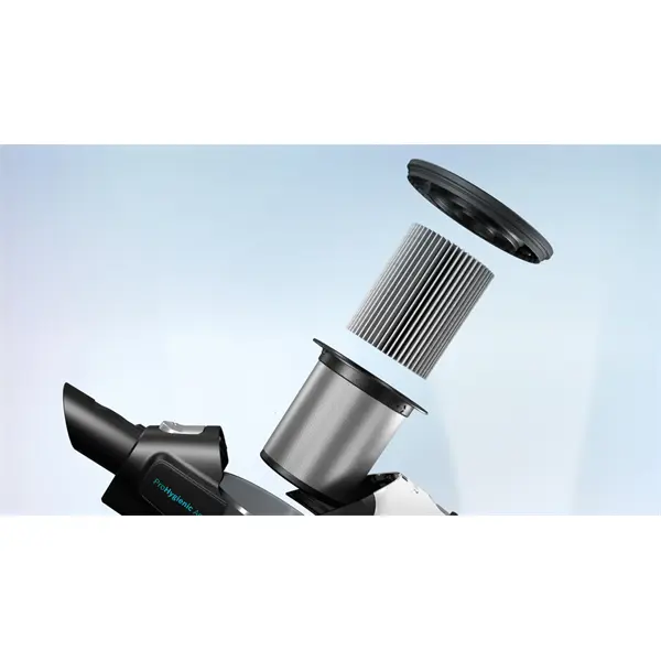 BOSCH BCS71HYG1 Unlimited 7 ProHygienic Aqua Vezeték nélküli porszívó, 2in1 DynamicAqua felmosó, Fehér/Türkiz – 4. kép