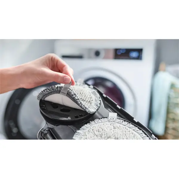 BOSCH BCS71HYG1 Unlimited 7 ProHygienic Aqua Vezeték nélküli porszívó, 2in1 DynamicAqua felmosó, Fehér/Türkiz – 5. kép