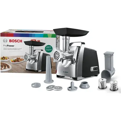 BOSCH MFW67440 Húsdaráló, 2000W, 3,5kg/perc, Fekete – 2. kép
