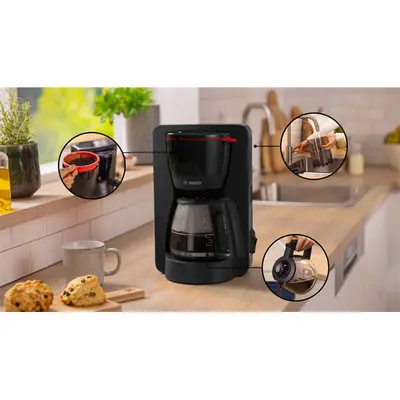 BOSCH TKA2M113 MyMoment Filteres kávéfőző, 1200W, 1,4L, Fekete – 2. kép