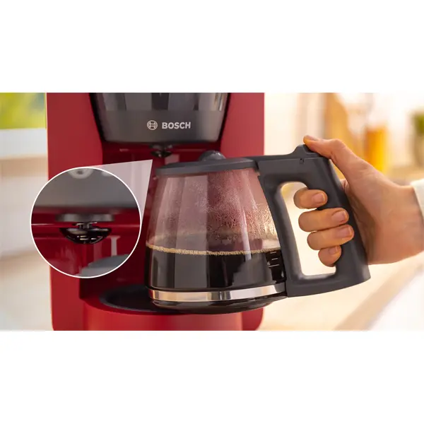BOSCH TKA2M114 MyMoment Filteres kávéfőző, 1200W, 1,4L, Piros – 4. kép