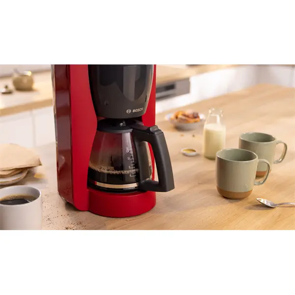 BOSCH TKA2M114 MyMoment Filteres kávéfőző, 1200W, 1,4L, Piros – 5. kép