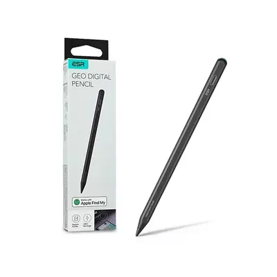 ESR Stylus Pen aktív toll rajzoláshoz, jegyzethez, 2018 után kiadott Apple iPad Air, iPad Mini (A17), iPad Pro, fekete