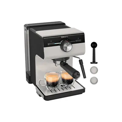 KRUPS XP381B10 Authentic Karos kávéfőző, Szürke/Fekete – 2. kép