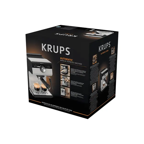 KRUPS XP381B10 Authentic Karos kávéfőző, Szürke/Fekete – 5. kép