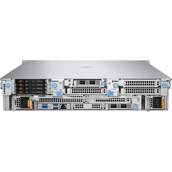 DELL ISG szerver - PE R570 rack (8x2.5"), 8C 6507P 3.5GHz, 1x32GB, 1x960GB RI SSD; H965i, iD10 En., 2x1100W. – 3. kép