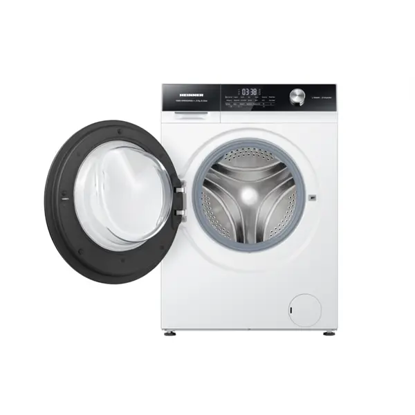 HEINNER HWM-HMK9014IVA Elöltöltős mosógép, 9kg, 1400ford./perc, digitális vezérlő, 14 program, Fehér/Fekete – 4. kép