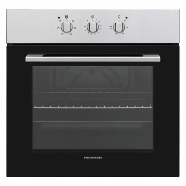 HEINNER HBO-V656G-IX Beépíthető sütő, 72L, 5 funkció, 60x60cm, Szürke/Fekete