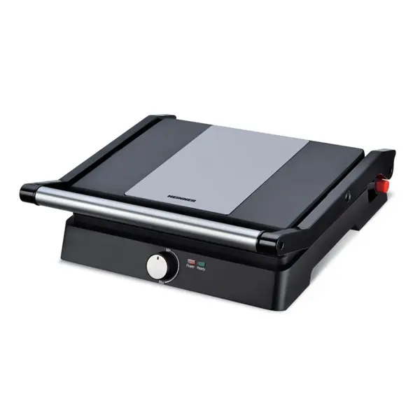 HEINNER HEPG-F2000BKSS Elektromos kontakt grill, 2000W, Szürke/Fekete