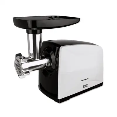 HEINNER MG-2100BKWH Húsdaráló, 1.5-1.9kg/perc, 3 vágólap, 2100W, Fehér/Fekete – 2. kép