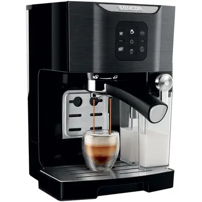 SENCOR SES 4040BK Karos kávéfőző, 20bar, víztartály: 1,4L, 1450W, Fekete – 2. kép