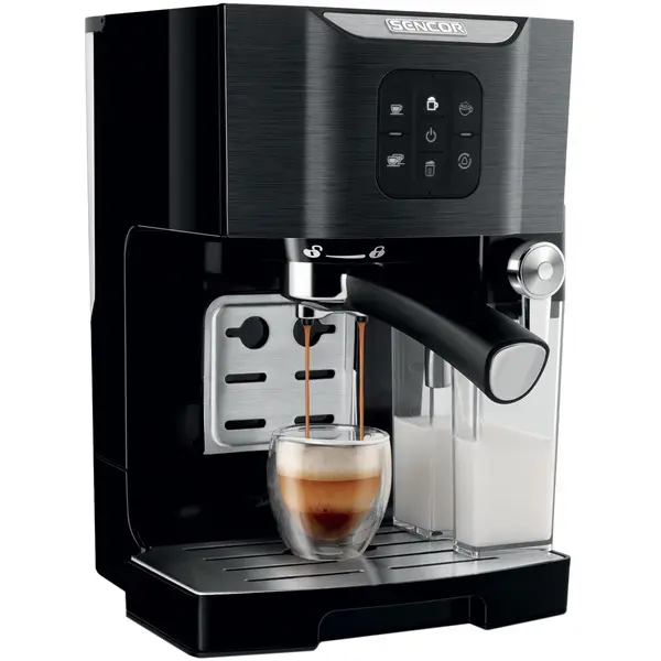 SENCOR SES 4040BK Karos kávéfőző, 20bar, víztartály: 1,4L, 1450W, Fekete – 2. kép