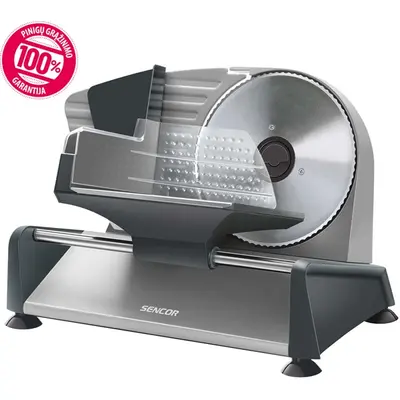 SENCOR SFS 4050SS Elektromos szeletelőgép, 0mm-15mm, Inox