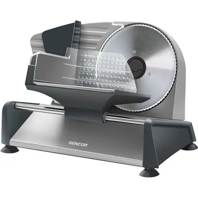 SENCOR SFS 4050SS Elektromos szeletelőgép, 0mm-15mm, Inox – 2. kép