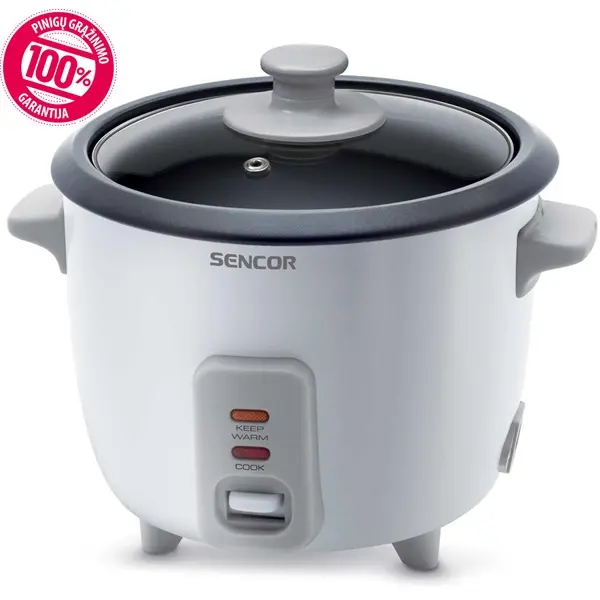 SENCOR SRM 0600WH Rizsfőző, 0.6L/450g, 300W, Fehér – 2. kép