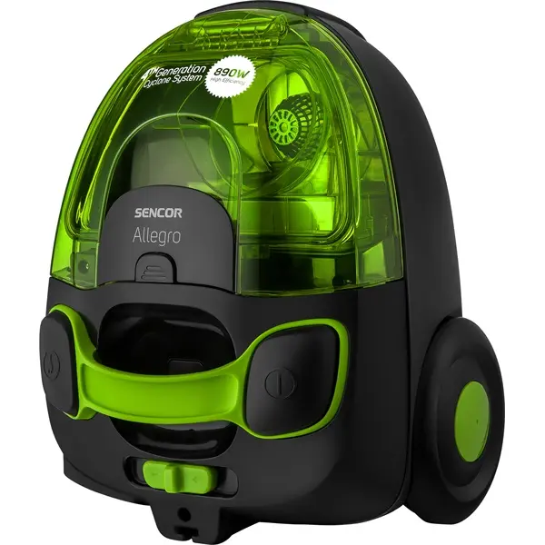 SENCOR SVC 510GR-EUE2 Porzsák nélküli porszívó, portartály: 1,5L, 890W, Zöld – 5. kép