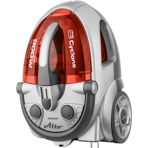 SENCOR SVC 730RD-EUE2 Porzsák nélküli porszívó, portartály: 1,5L, 800W, Piros – 3. kép