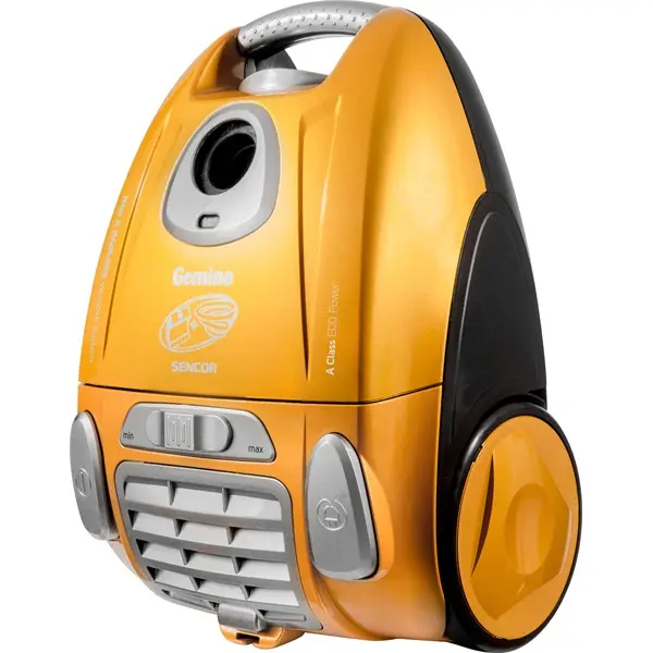 SENCOR SVC 900-EUE3 2in1 Porzsákos/porzsák nélküli porszívó, 3L/4,5L portartály, 700W, Narancssárga – 4. kép