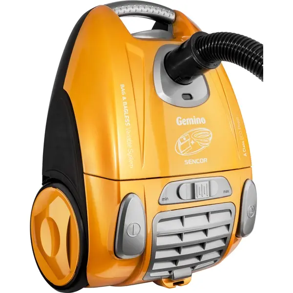 SENCOR SVC 900-EUE3 2in1 Porzsákos/porzsák nélküli porszívó, 3L/4,5L portartály, 700W, Narancssárga – 5. kép