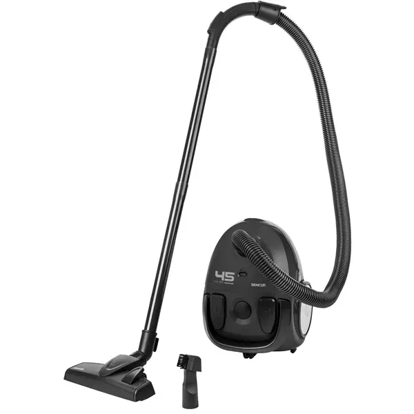 SENCOR SVC 45BK-EUE3 Porzsákos porszívó, portartály:1,5L, 850W, Fekete – 2. kép