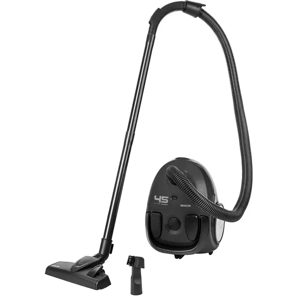 SENCOR SVC 45BK-EUE3 Porzsákos porszívó, portartály:1,5L, 850W, Fekete – 3. kép