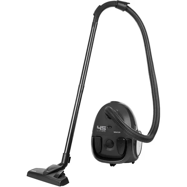 SENCOR SVC 45BK-EUE3 Porzsákos porszívó, portartály:1,5L, 850W, Fekete – 4. kép