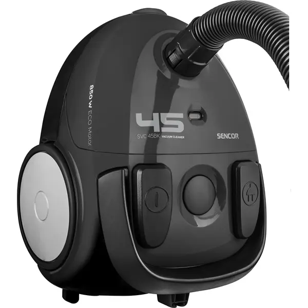 SENCOR SVC 45BK-EUE3 Porzsákos porszívó, portartály:1,5L, 850W, Fekete – 6. kép