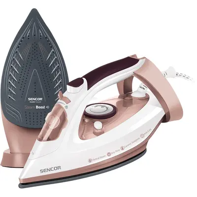 SENCOR SSI 3520RS Gőzölős vasaló, víztartály: 280ml, 3100W, Fehér/Rosegold