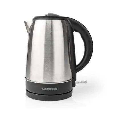 MELISSA vízforraló 2200W, 1,7 l, rozsdamentes acél, 360°-ban forgatható, Rejtett fűtőszál, Strix® vezérlő