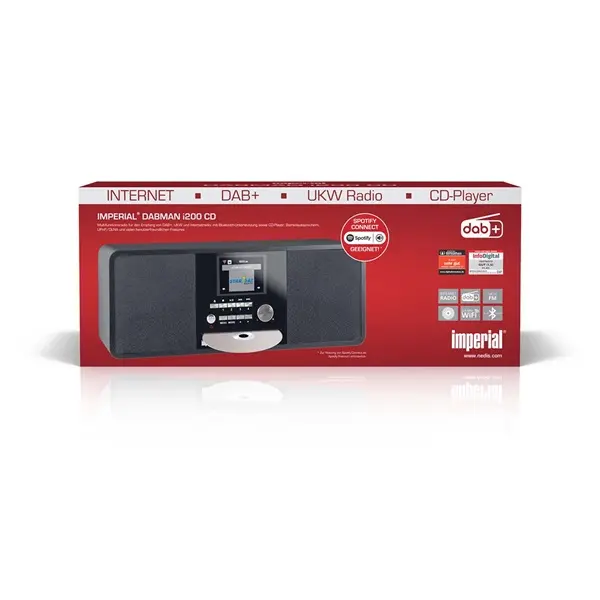 Imperial multifunkciós HIFI, rádió DAB+ / FM / Internet / Bluetooth, CD-lejátszó, USB lejátszó – 6. kép