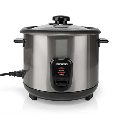 MELISSA rizsfőző, 1,5 l | 500 W | Tapadásmentes bevonat | Kivehető tál | Párolókosár | Melegen tartó funkció