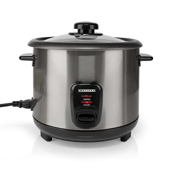 MELISSA rizsfőző, 1,5 l | 500 W | Tapadásmentes bevonat | Kivehető tál | Párolókosár | Melegen tartó funkció